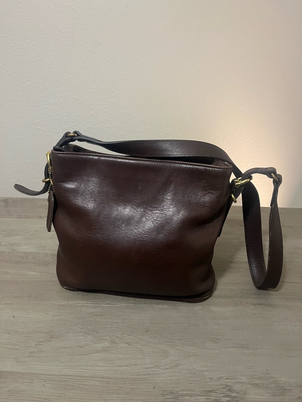 Coach Vintage Leather Mahogany Shoulder Bag # L8P-9809